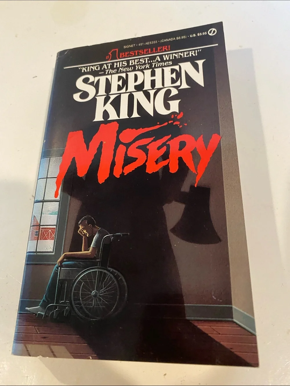 “Misery” by Stephen King